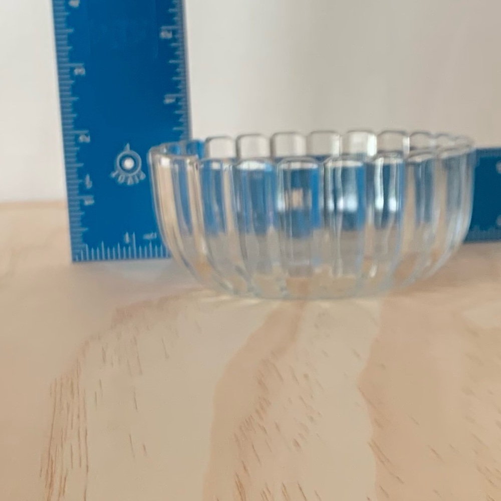 Parks Glass Ribbed Clear Bowl Set - Picture 8 of 8